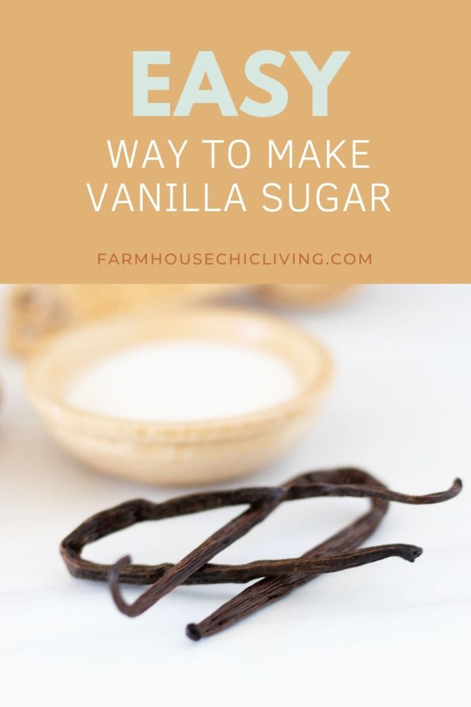 The easy way to make vanilla sugar at home!