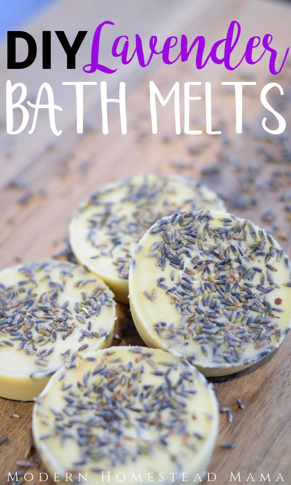These DIY lavender bath melts will leave your skin feeling silky smooth and super hydrated.