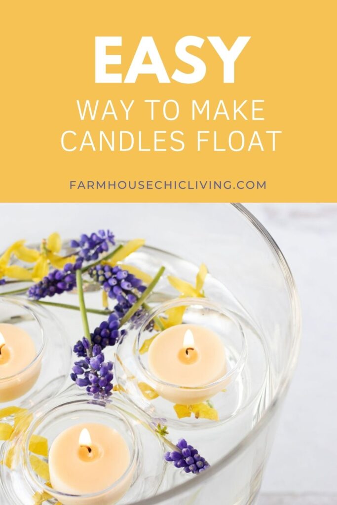 Don't miss this easy way to make candle float!