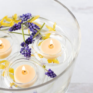 If you are looking for a touch of candlelight to brighten your home or special occasion, look no further than these easy floating candles DIY!
