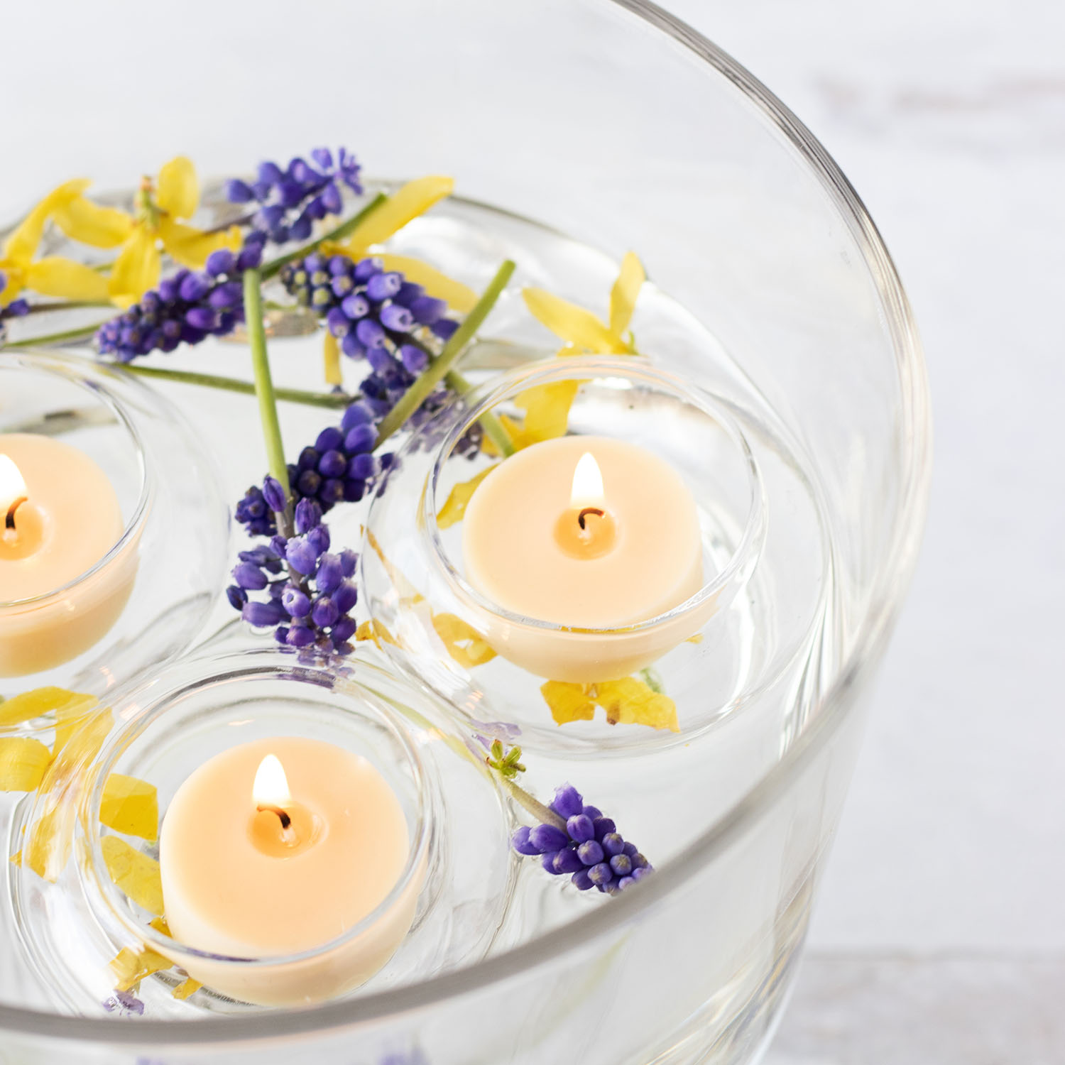 Easy Floating Candles DIY