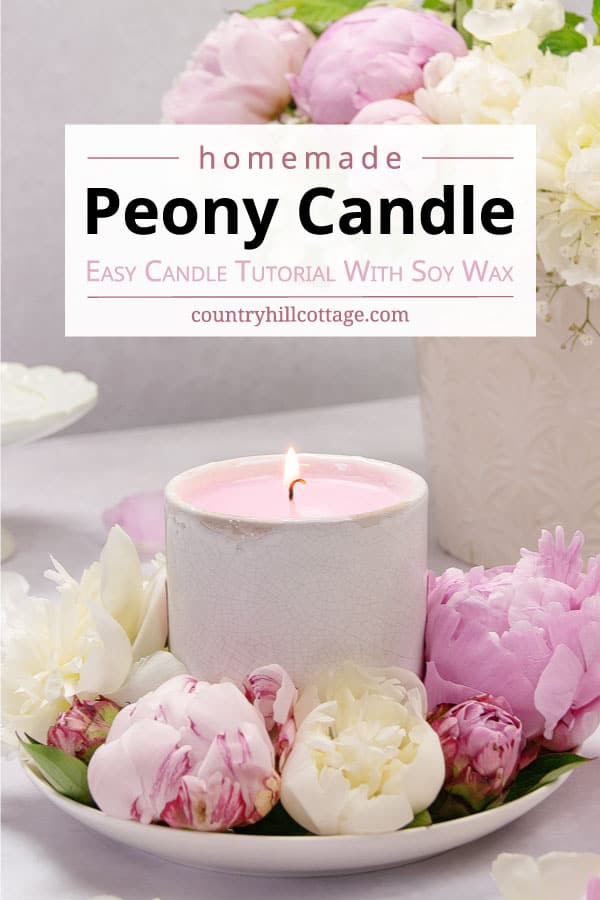 Sometimes when it comes to spring DIYs and decor this DIY peony candle is as lovely and elegant as its name suggests and is super easy to make