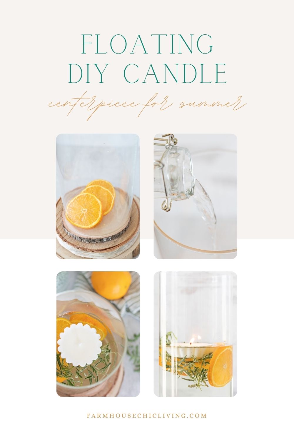 Outdoor Floating Candle Bug Repellent