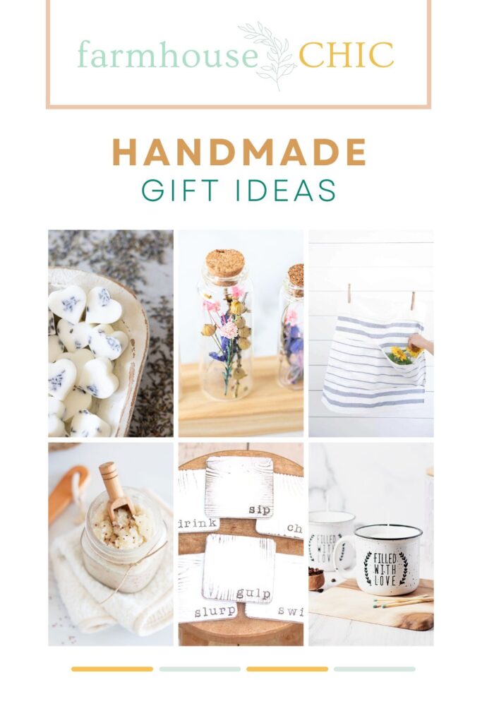 Find unique farmhouse gifts you can make for any occasion in this gift ideas list. I promise each is a handmade gift you'd love to receive! 