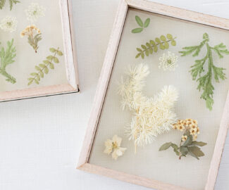 Now you can create a DIY pressed flower art frame for your farmhouse wall art. Their timeless appeal makes a beautiful statement piece and the perfect one of a kind gift.
