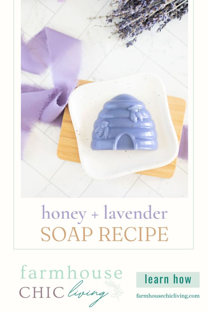 Discover a delightful honey lavender soap recipe that adds farmhouse charm to your daily routine. Learn how to make lavender soap using melt and pour soap bases. 