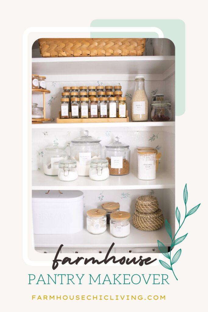 Seeking pantry organization? Explore my step-by-step guide to revamp your kitchen pantry into a farmhouse oasis of efficiency and charm.