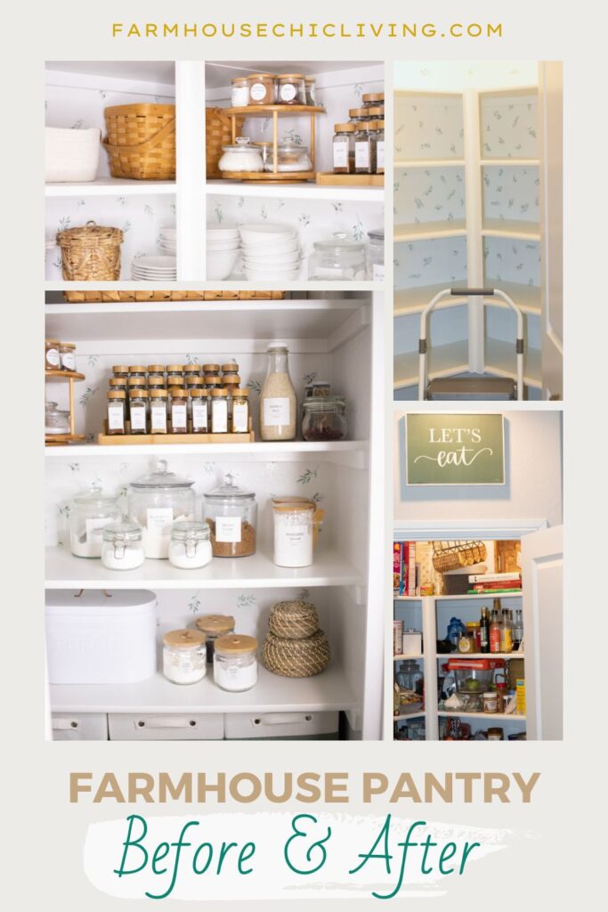 From messy to marvelous: Here’s how I turned our chaotic pantry into a functional farmhouse pantry of my dreams.