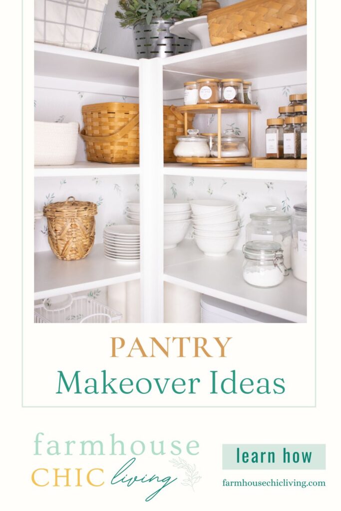 Get a glimpse into my farmhouse-inspired pantry transformation! Say goodbye to clutter and embrace the beauty of an organized space with a pantry makeover. 