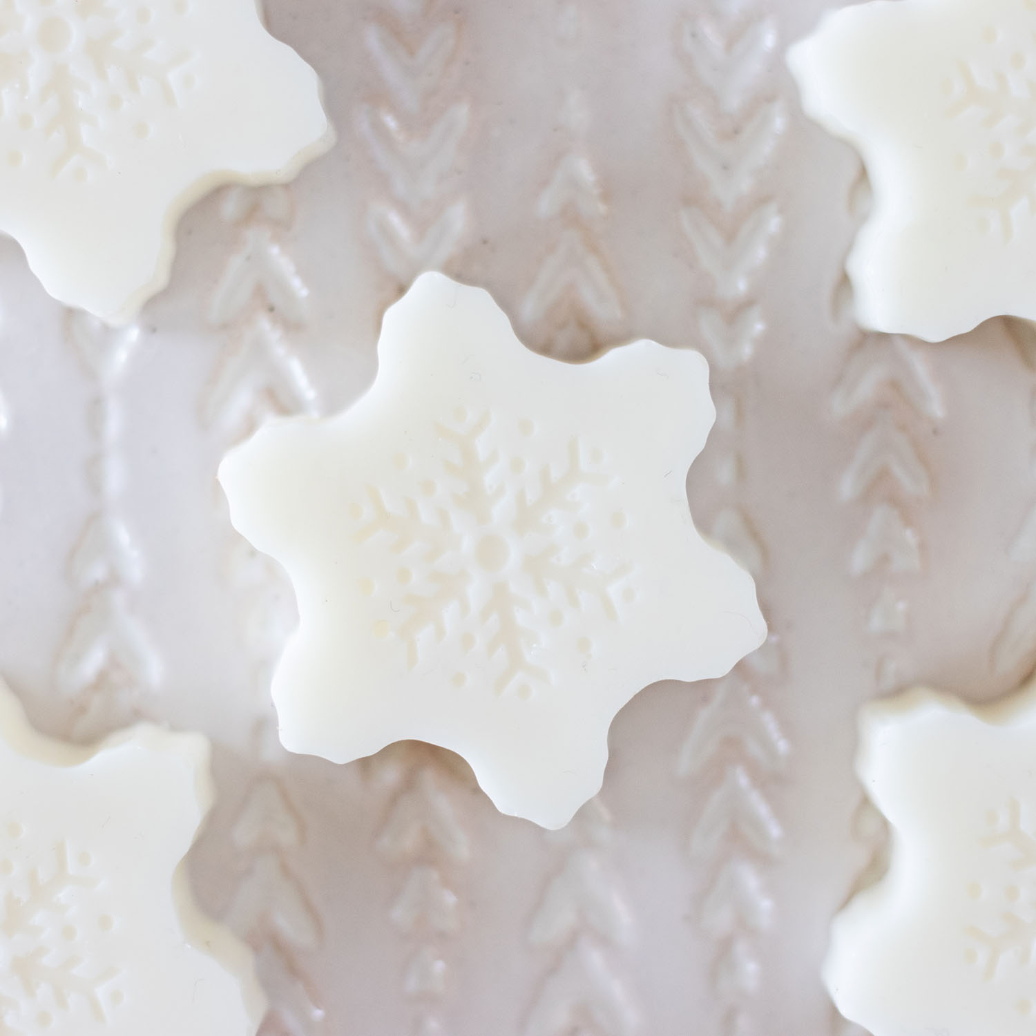 DIY Snowflake Soap