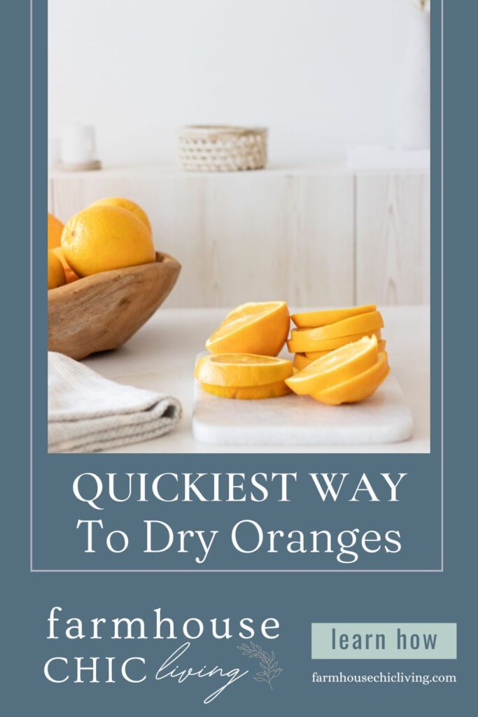 Add a touch of farmhouse charm to your home decor with DIY dried orange slices! Learn how to easily make them at home with our step-by-step guide. 